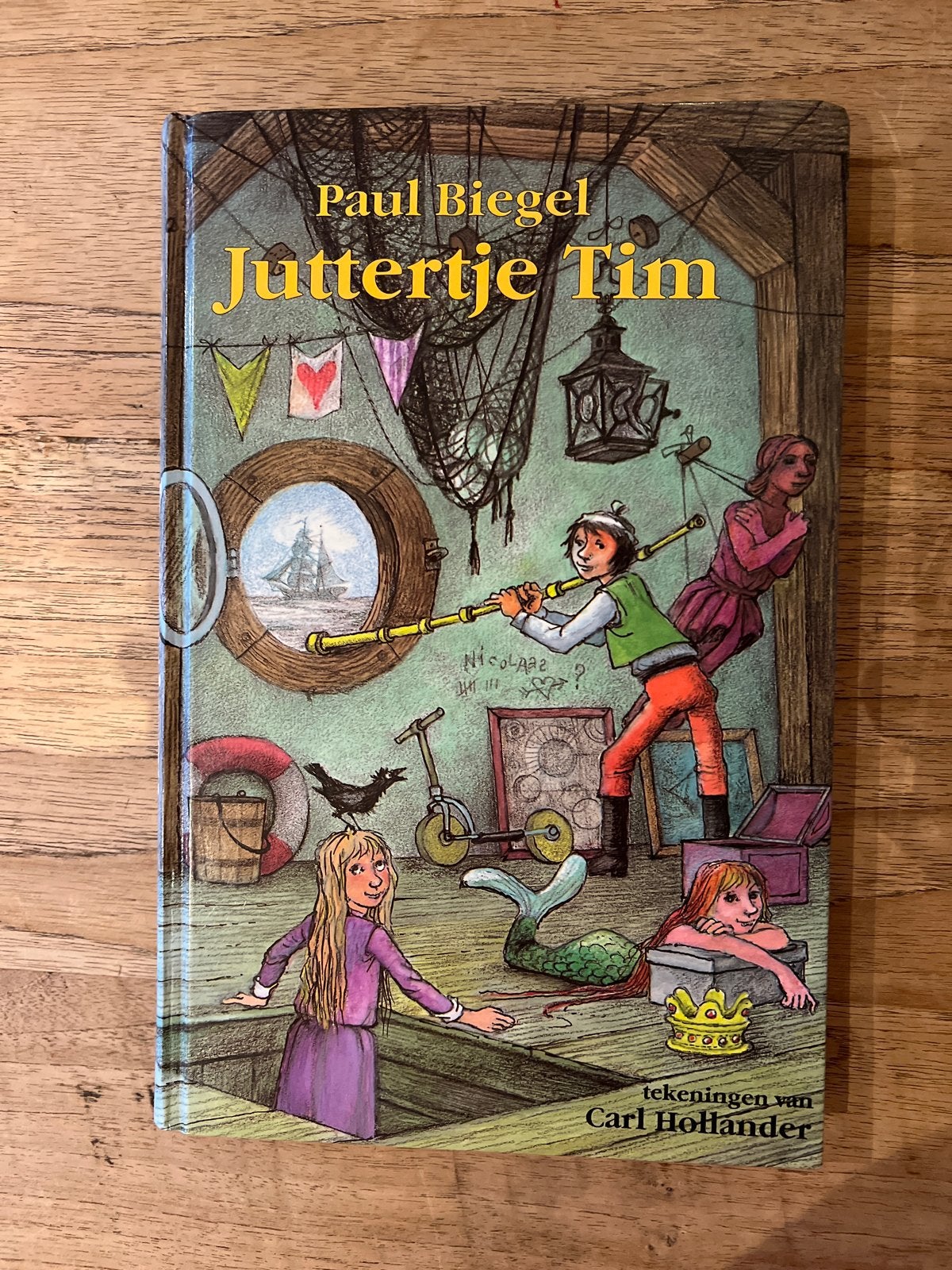 Juttertje Tim - Paul Biegel (Sprookjesboek), Boeken, Ophalen of Verzenden, Gelezen, Sprookjes