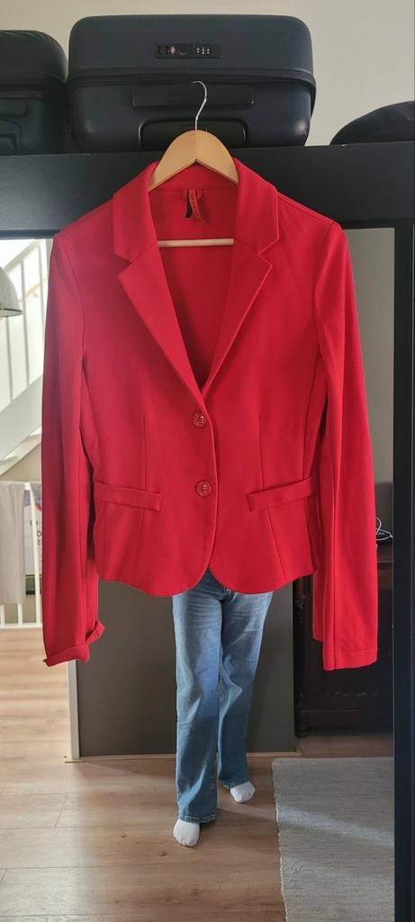 Fel rood colbert, Ophalen of Verzenden, Zo goed als nieuw, Rood
