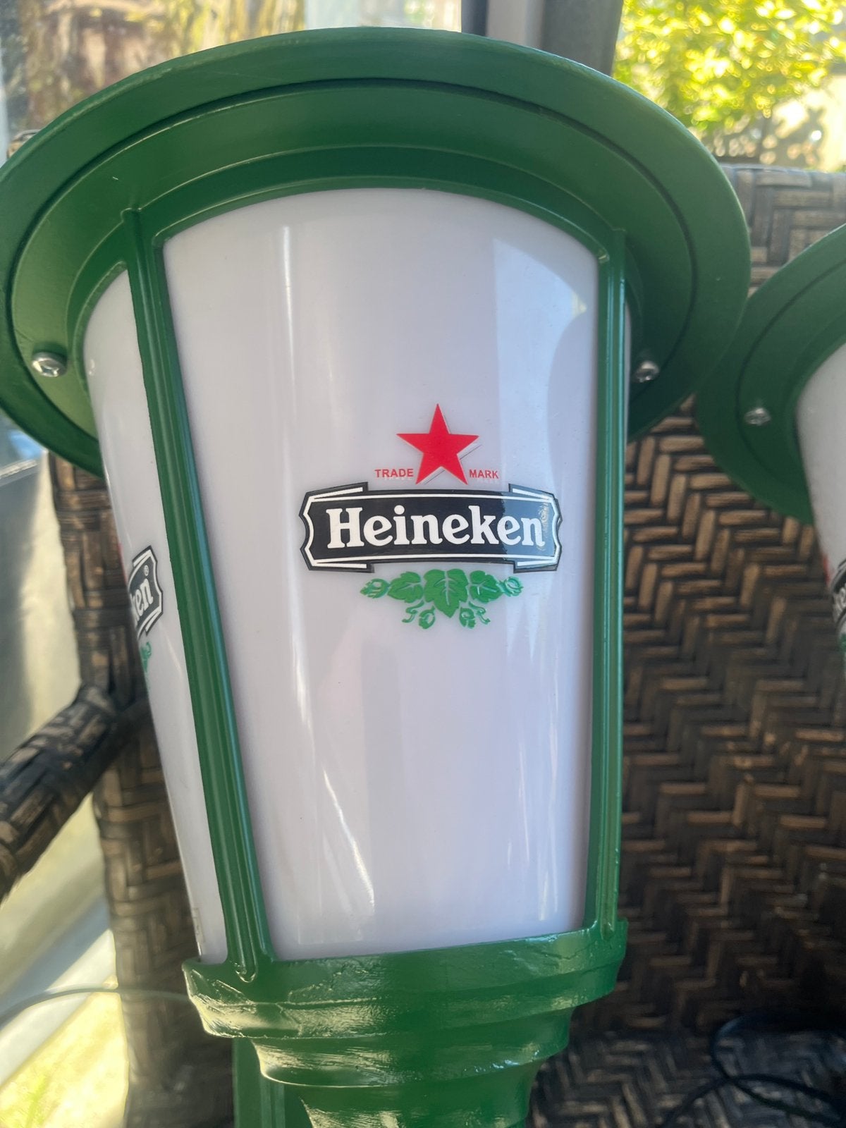 Heineken lantaarns/Heineken lamp/Mancave, Ophalen, Gebruikt, Heineken