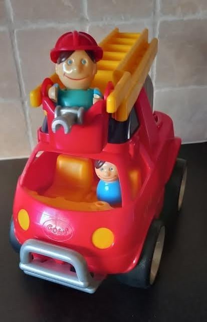 Speelgoed brandweerwagen gowi, Kinderen en Baby's, Speelgoed | Speelgoedvoertuigen, Ophalen of Verzenden, Zo goed als nieuw