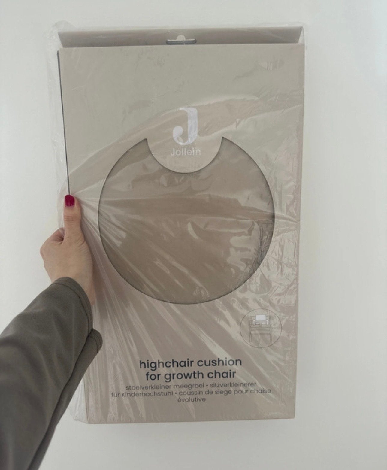 Jollein Stoelverkleiner Meegroei Taupe - Nieuw, Kinderen en Baby's, Kinderstoelen, Stoelverkleiner, Ophalen of Verzenden, ., Meegroeistoel