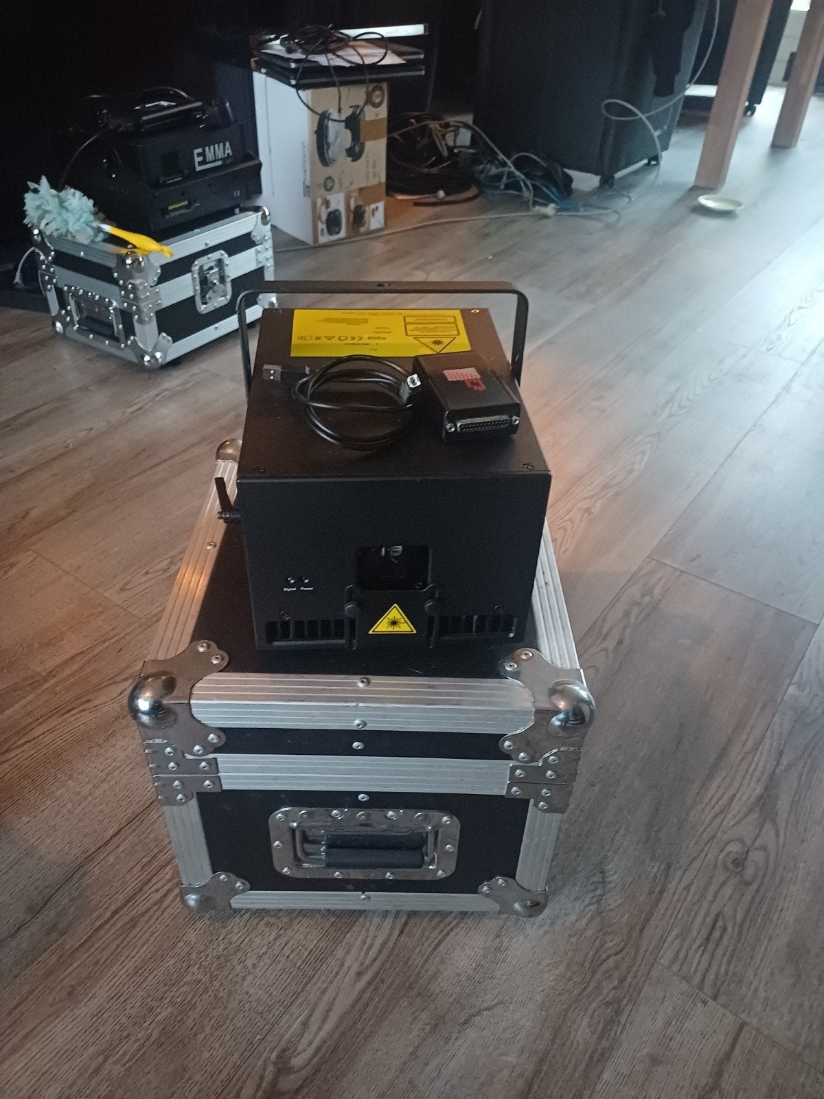 4 watt Laser rgb met originele pangolin fb3, Ophalen, Gebruikt, Laser, Kleur