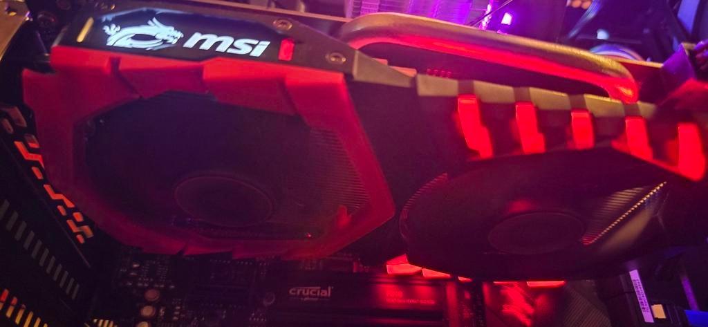 MSI GeForce GTX 1050 Ti 4G OC Grafische Kaart, Computers en Software, Videokaarten, PCI-Express 3, Ophalen of Verzenden, Nvidia