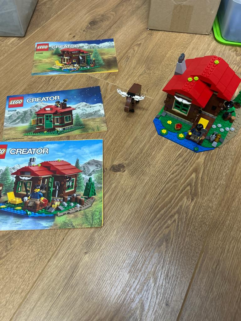Lego Creator 31048 - Vakantiehuisje aan het meer, Lego, Ophalen of Verzenden, Zo goed als nieuw, Compleet