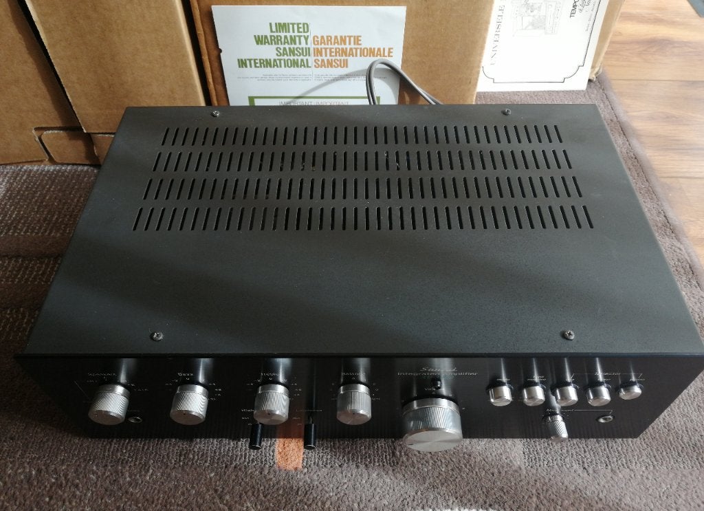 Sansui AU-3900 stereo versterker phono mm 3900, Overige merken, Gebruikt, Ophalen of Verzenden, Minder dan 60 watt