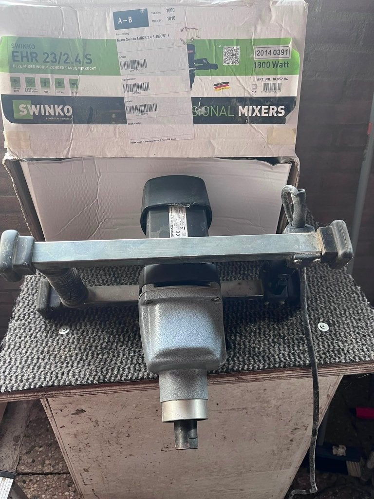 Swinko mortel mixer, Ophalen, Gebruikt