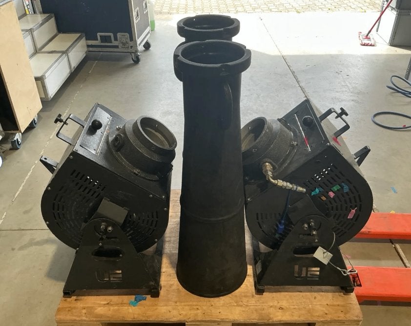 2010 Universal Effects Supershooter Confettishooter (2x), Ophalen, Gebruikt, ., .