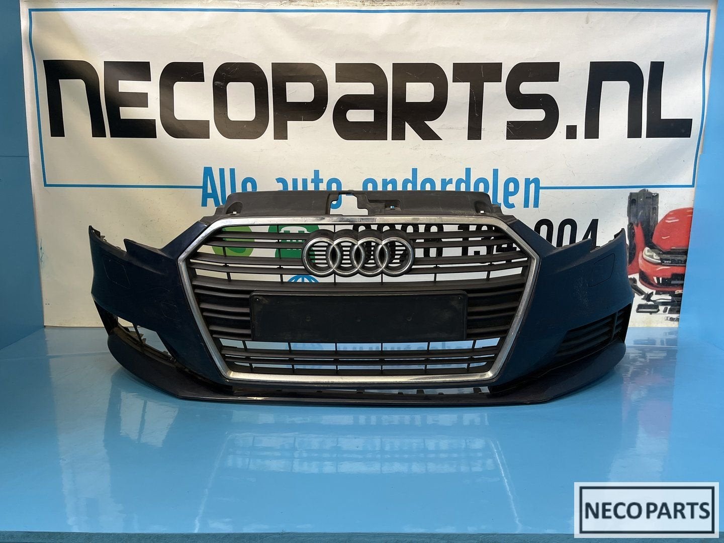 AUDI S3 A3 S LINE VOORBUMPER BUMPER ORIGINEEL, Gebruikt, -, -, Spatbord