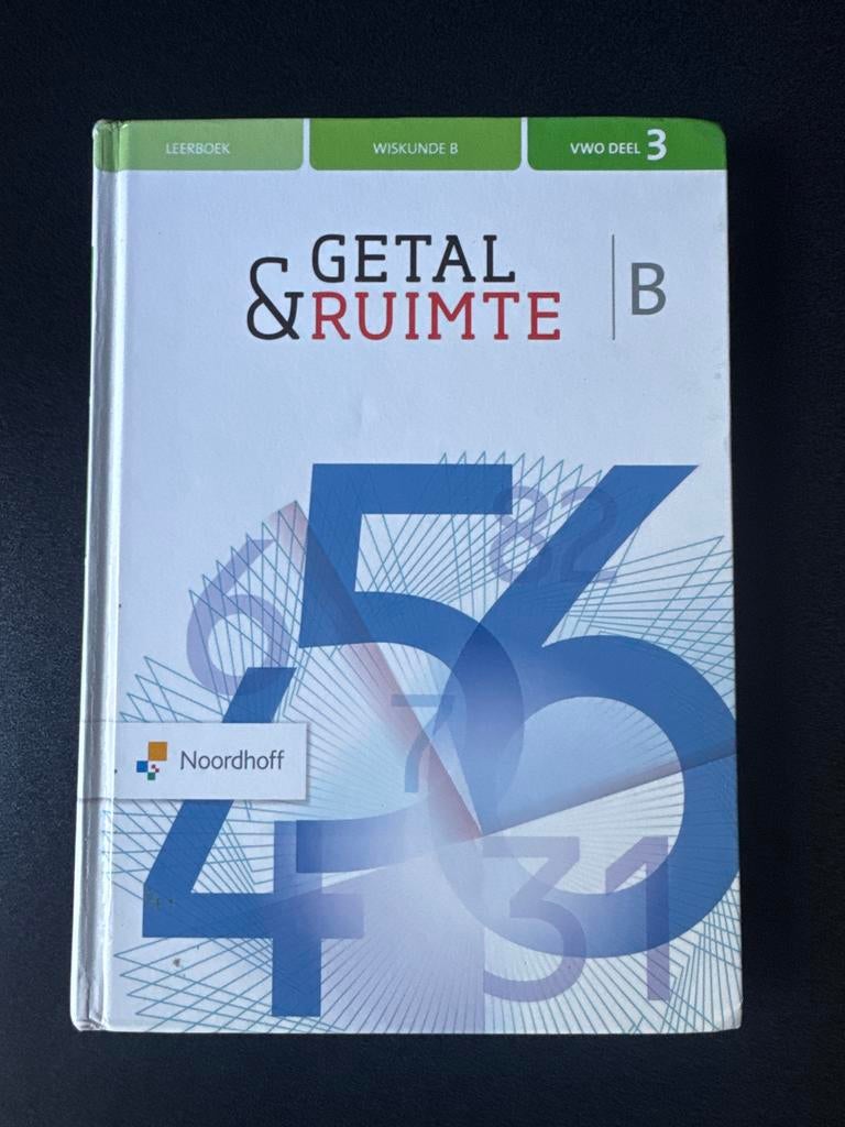 Gezamenlijk Getal & Ruimte Wiskunde B VWO Deel 3 Leerboek, Boeken, Schoolboeken, Ophalen, Zo goed als nieuw, VWO, Wiskunde B