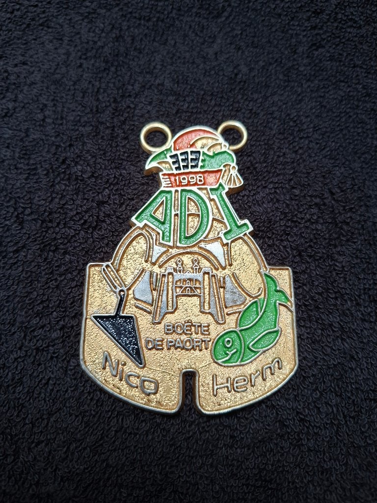 Vintage vastelaovend medaille Boëte de Paort Venlo 1998, Ophalen of Verzenden, Overige materialen, Nederland