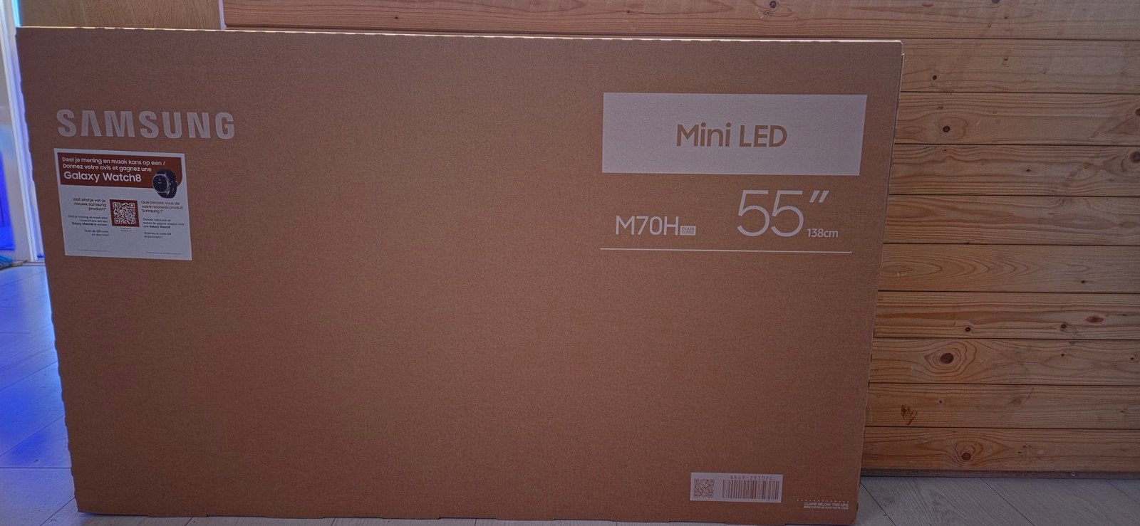 Nieuwe Samsung 55" Mini LED TV UE55M74HAU - Ongeopend, LED, 50 Hz, Nieuw, Ophalen of Verzenden