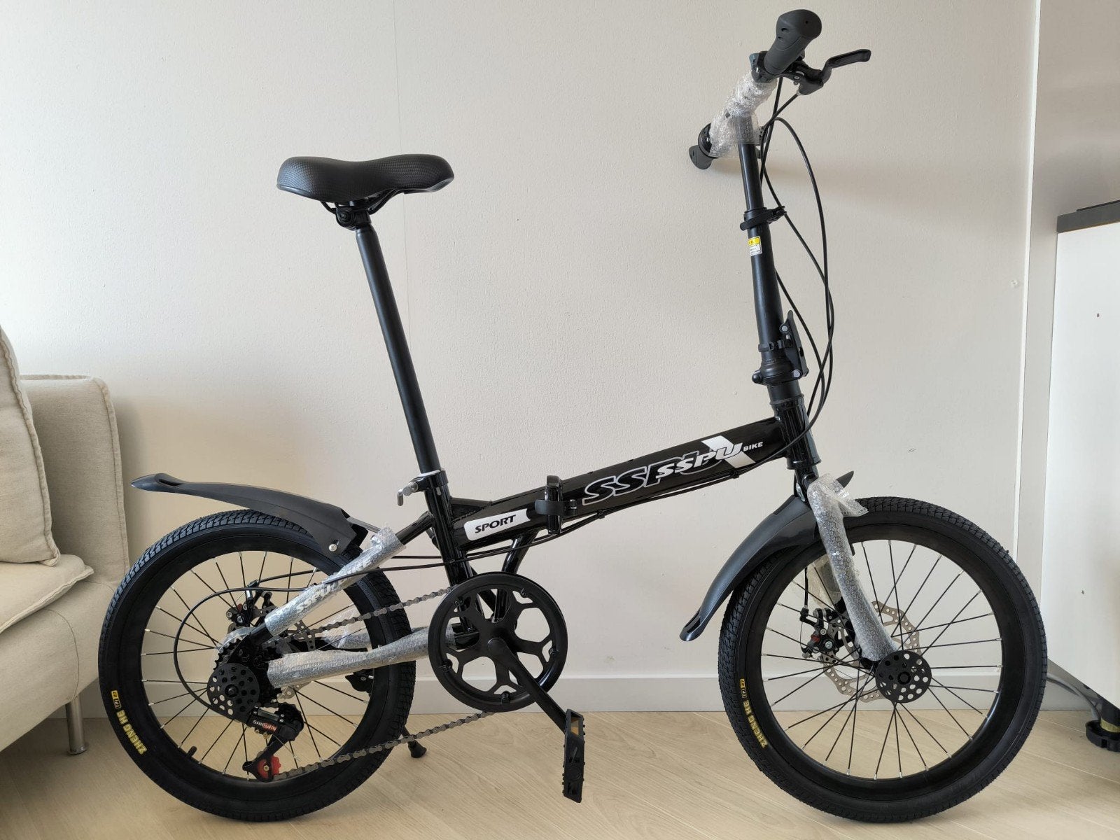 Nieuw Vouwfiets met 6 Versnellingen, Fietsen en Brommers, Ophalen, Versnellingen, Nieuw, Trommelrem