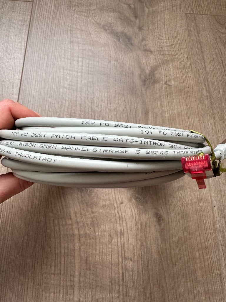 Internet netwerkkabel Cat6 10 meter, Ophalen of Verzenden, Zo goed als nieuw