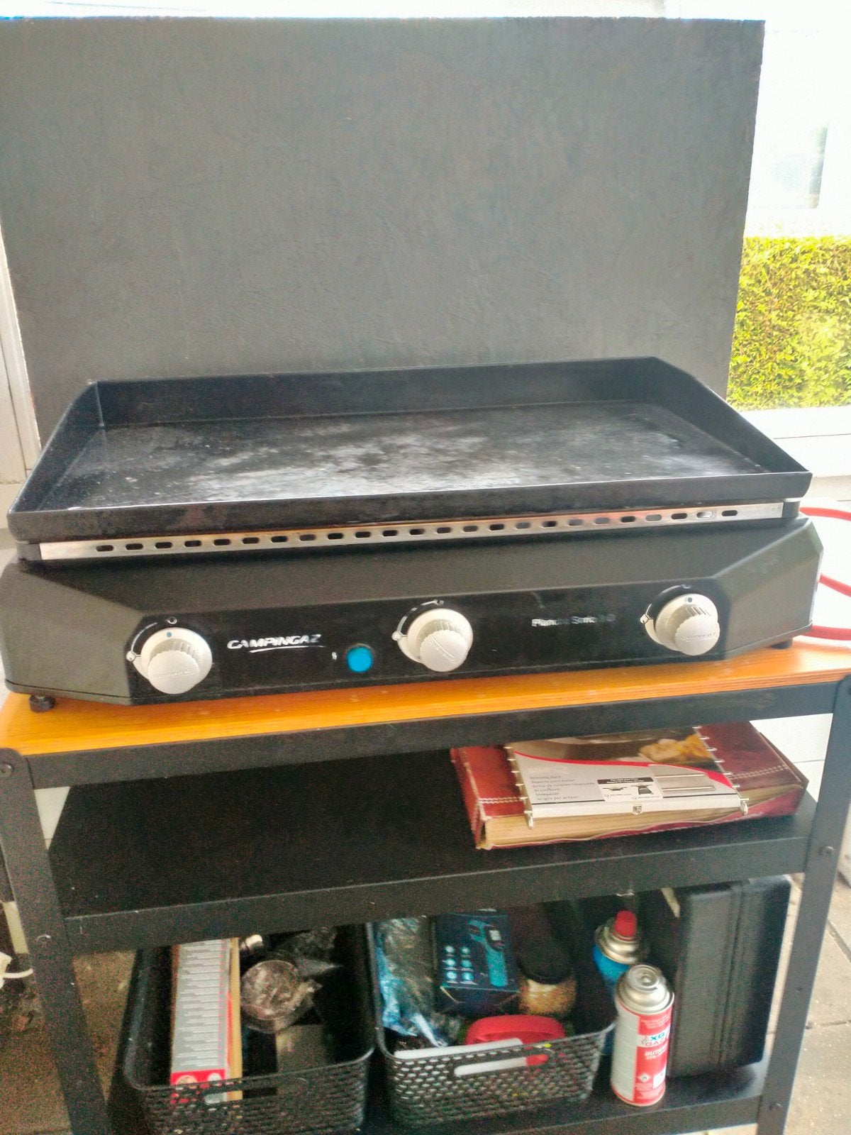 bakplaat plancha campinggaz, Tuin en Terras, Ophalen of Verzenden, Zo goed als nieuw, Plancha