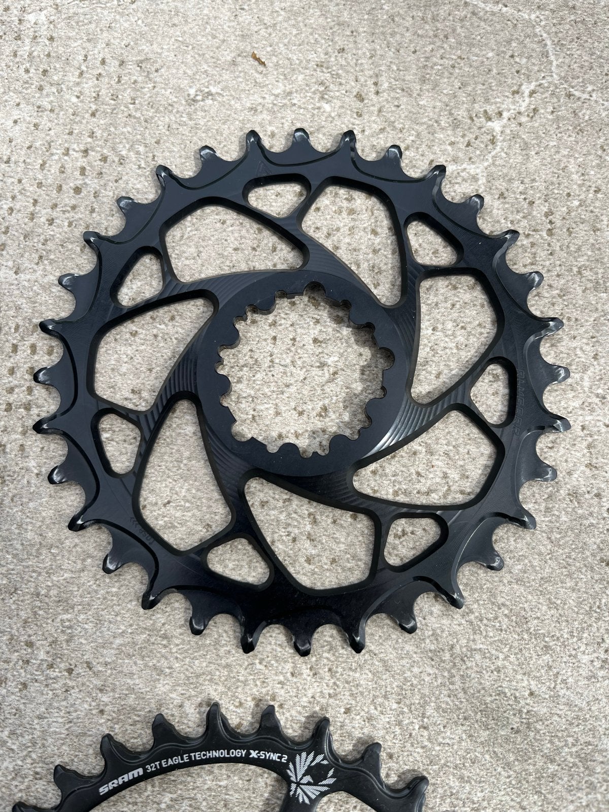 Alugear Sram 3 bolt 32T kettingblad, Ophalen of Verzenden, Zo goed als nieuw, Derailleur of Ketting, Aluminium
