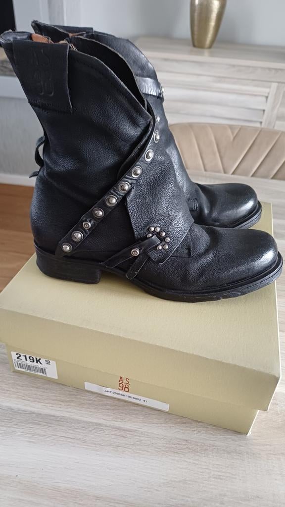 Nieuwe Airstep A.S 98 boots maat 41, Zwart, Lage of Enkellaarzen, Nieuw, Airstep AS 98