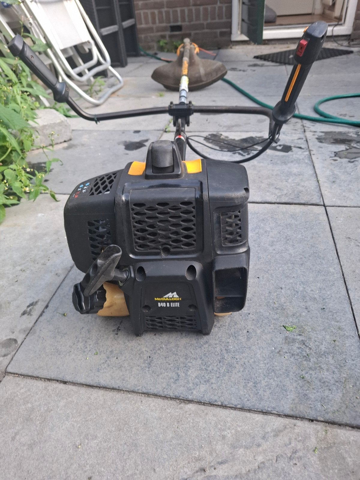 McCulloch B40 B Elite Benzine Bosmaaier - Gebruikt, Ophalen of Verzenden, Gebruikt, Benzine-grasmaaier, McCulloch