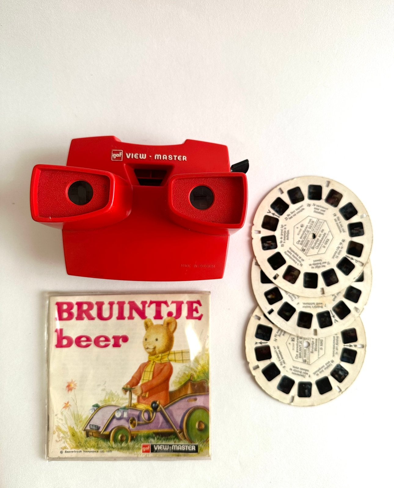 Vintage view-master met schijfjes, Verzamelen, Verzenden, Gebruikt