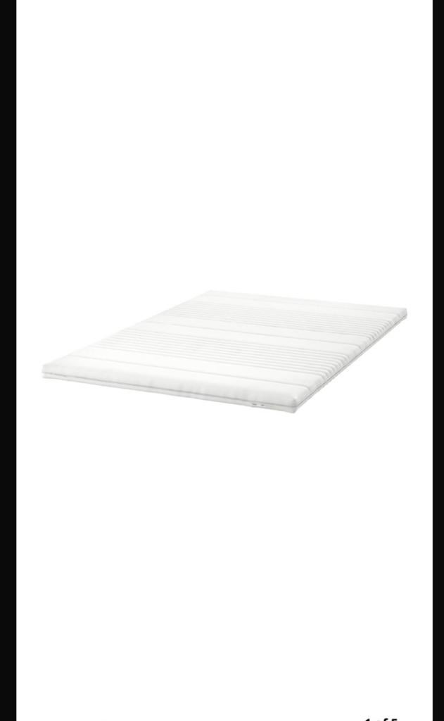 IKEA Tussöy Topper 140x200 cm, Huis en Inrichting, Slaapkamer | Matrassen en Bedbodems, Verzenden, Tweepersoons, 140 cm, Zo goed als nieuw