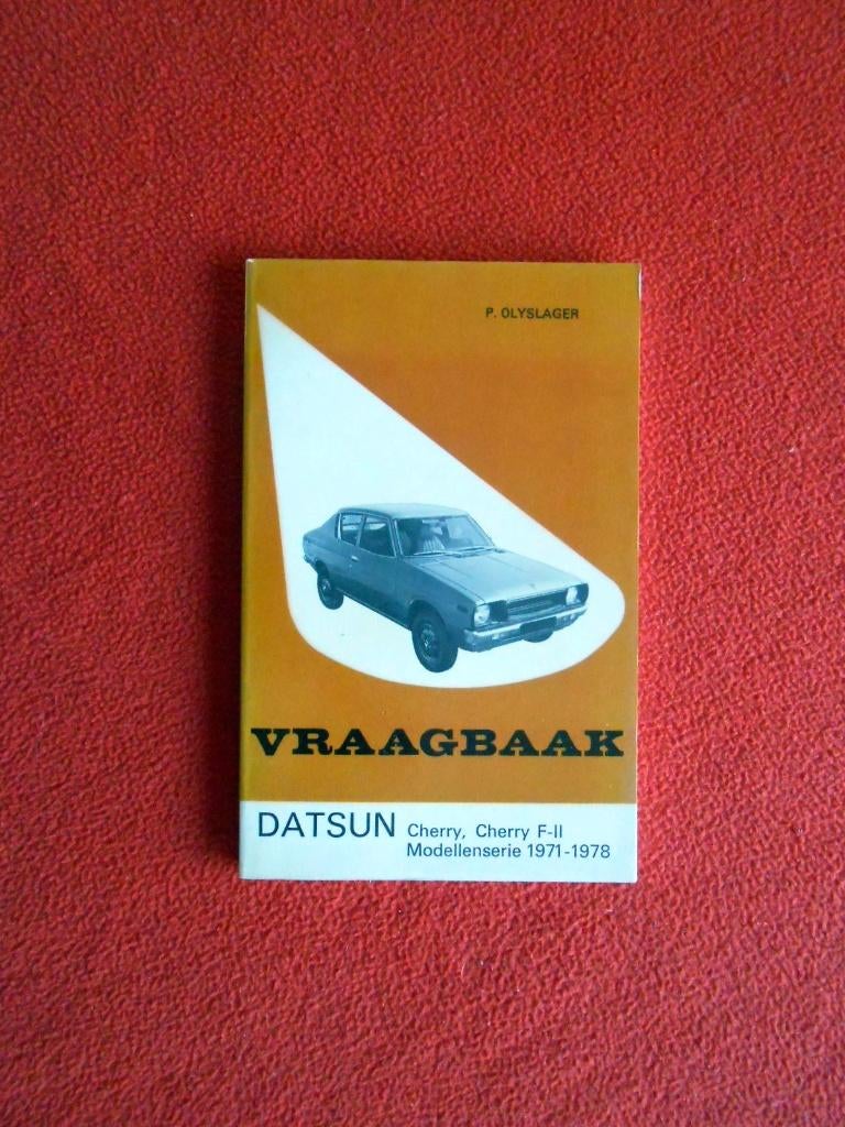 Vraagbaak Datsun Cherry enz. 1971-1978, Ophalen of Verzenden, Zo goed als nieuw