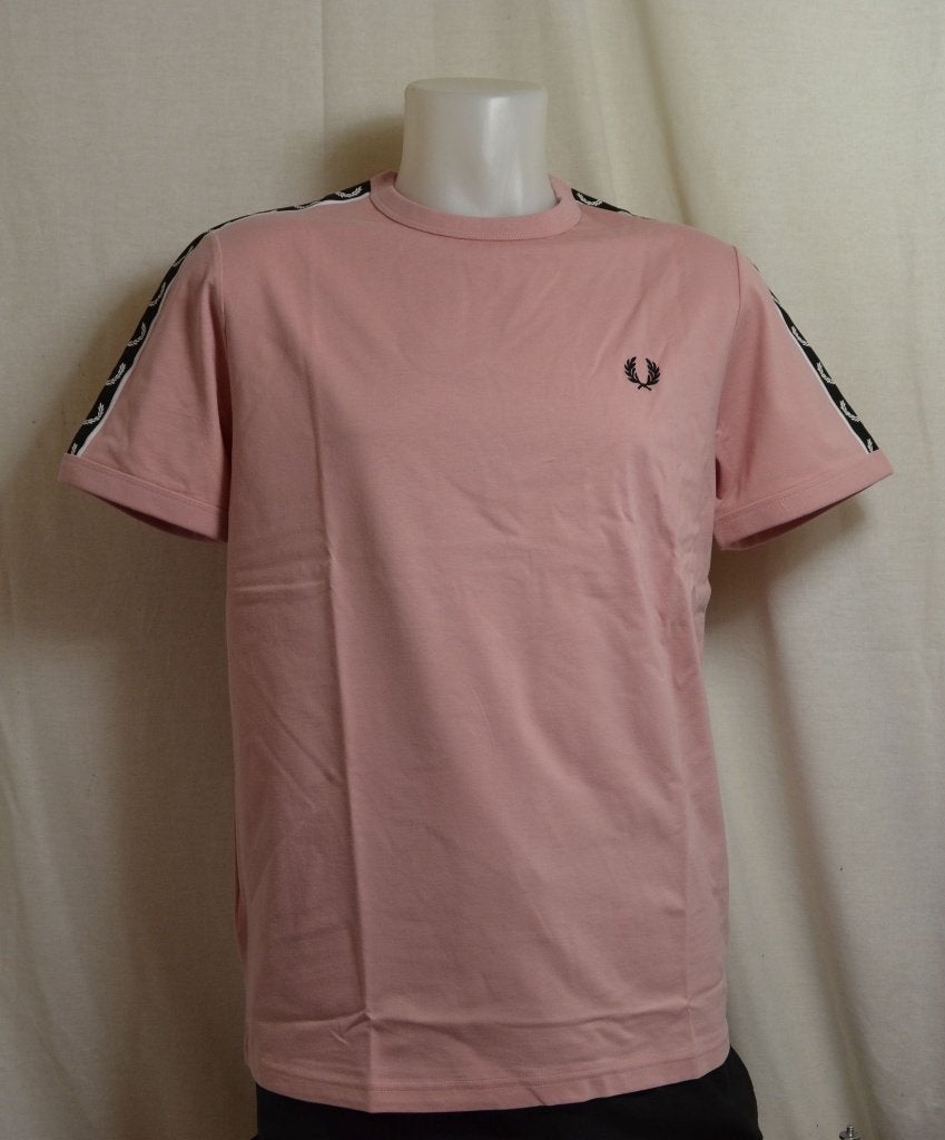t-shirt fred perry taped roze maat XL en XXL nieuw, Kleding | Heren, T-shirts, Ophalen of Verzenden, Fred Perry, Roze, Maat 56/58 (XL)
