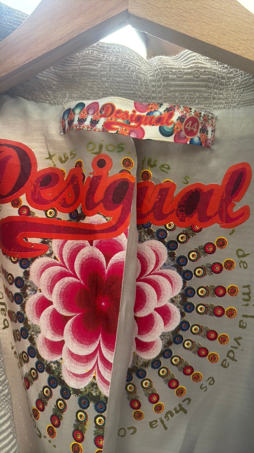 Desigual jas maat 44, Overige typen, Maat 42/44 (L), Ophalen of Verzenden, Zo goed als nieuw
