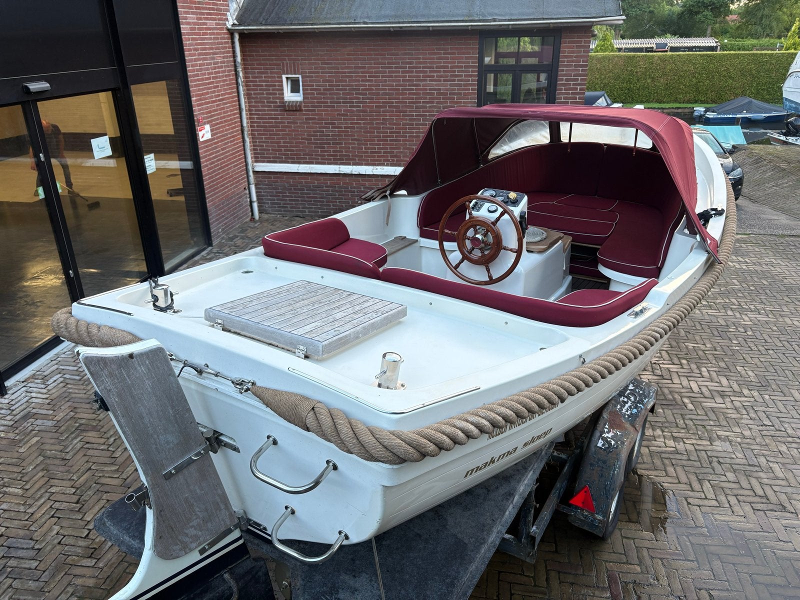 Makma Sloep met Diesel Motor - Vaarklaar!, Watersport en Boten, Sloepen, Ophalen, Gebruikt, Binnenboordmotor, Diesel
