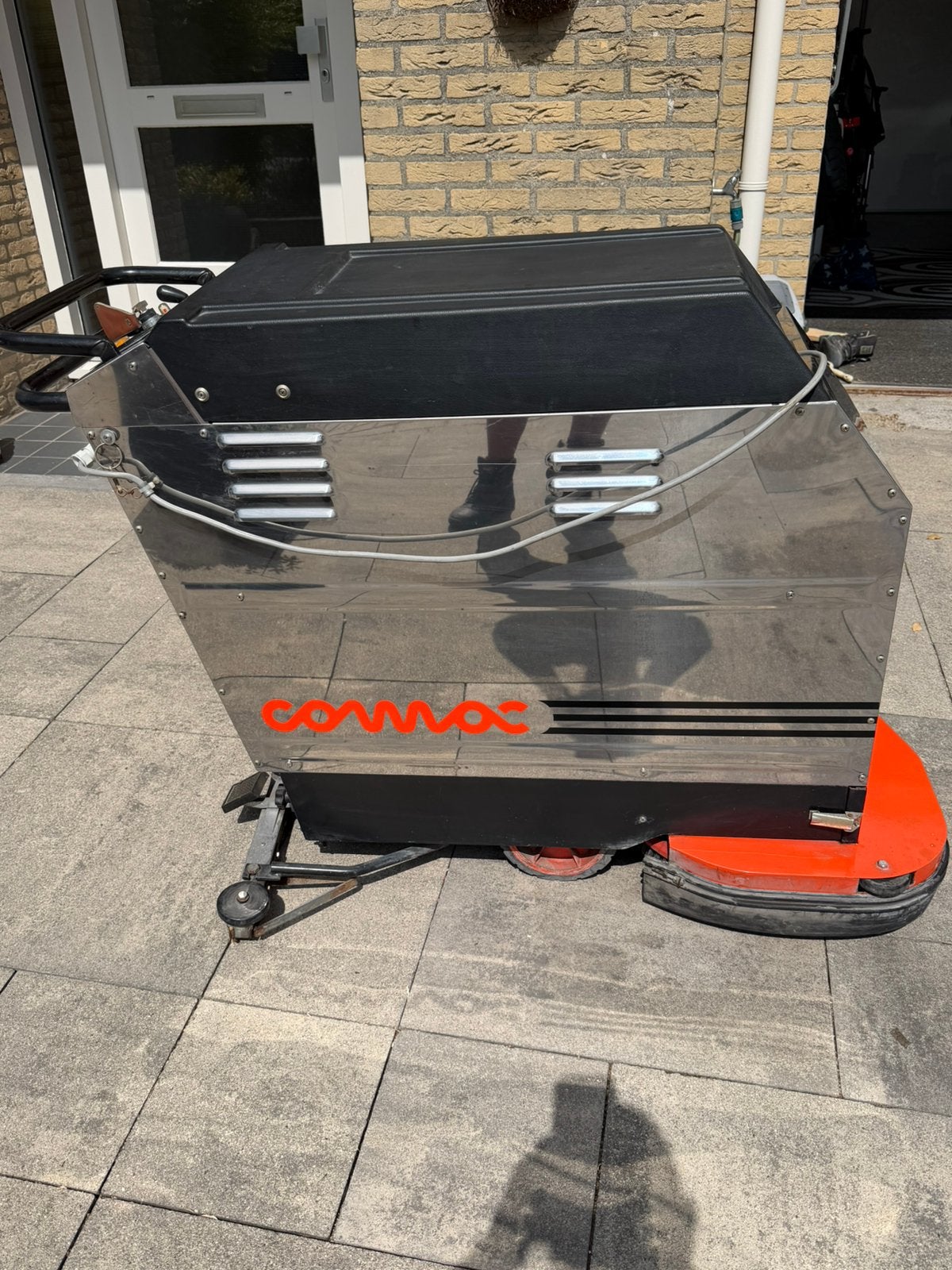 Schrobzuig/machine, Ophalen, Schrobmachine