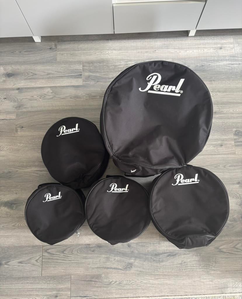 Pearl Drumhoezen/ tassen set, Ophalen, Zo goed als nieuw, Pearl
