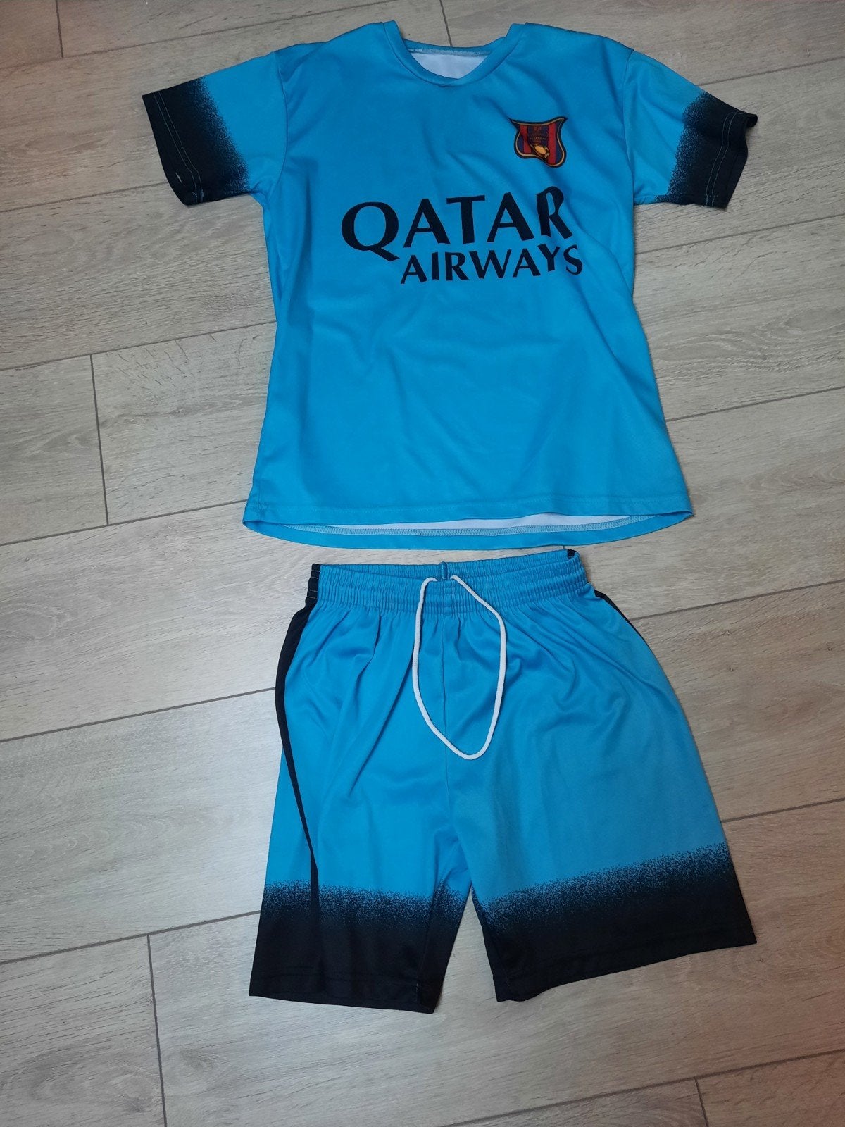 Neymar Jr. Voetbaltenue voor Kinderen - Blauw met zwart, Ophalen of Verzenden, Gebruikt, Neymar Jr. Fanwear, Jongen