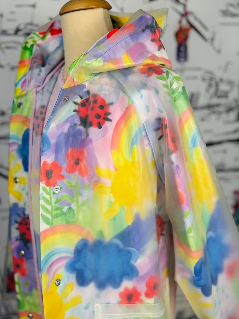 Stella McCartney kids lady bug regenjas maat 10, Customercare@smc.com, Stella McCartney EU, Zo goed als nieuw, Verzenden