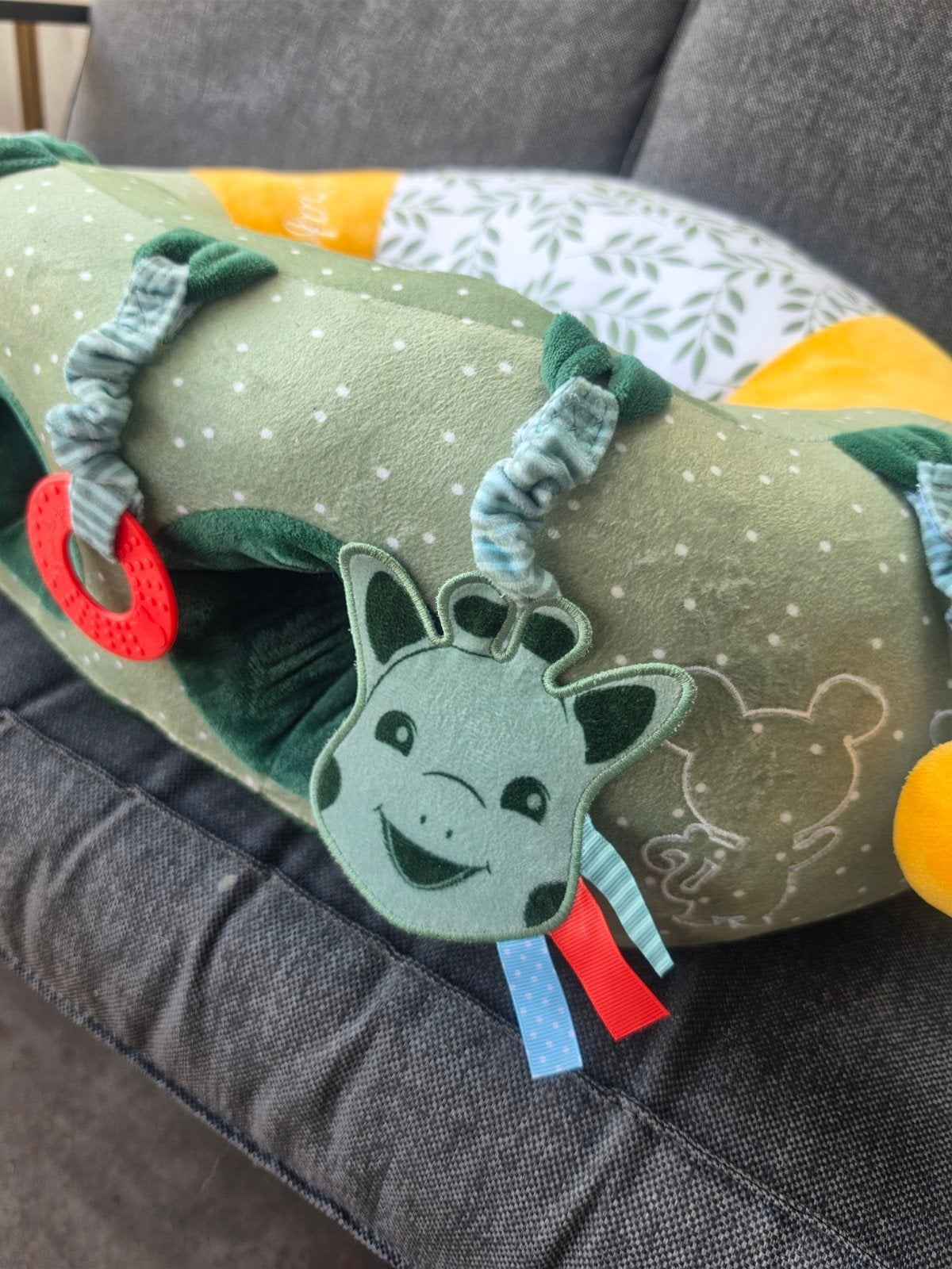Sophie de Giraf Baby speelkussen seat&play, Ophalen of Verzenden, Zo goed als nieuw, Overige typen, Met geluid