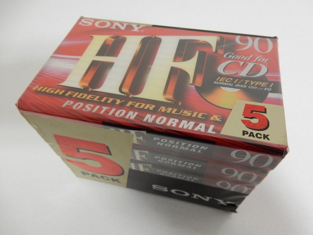 Sony HF90 5 pack, Cd's en Dvd's, Ophalen of Verzenden, Nieuw in verpakking, Pop, 1 bandje