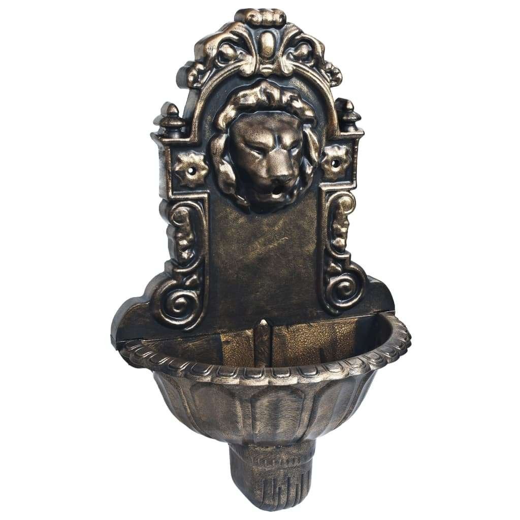 Muurfontein fontein wandfontein leeuwenkop GRATIS BEZORGD!, Kunststof, Fontein, Verzenden, Nieuw