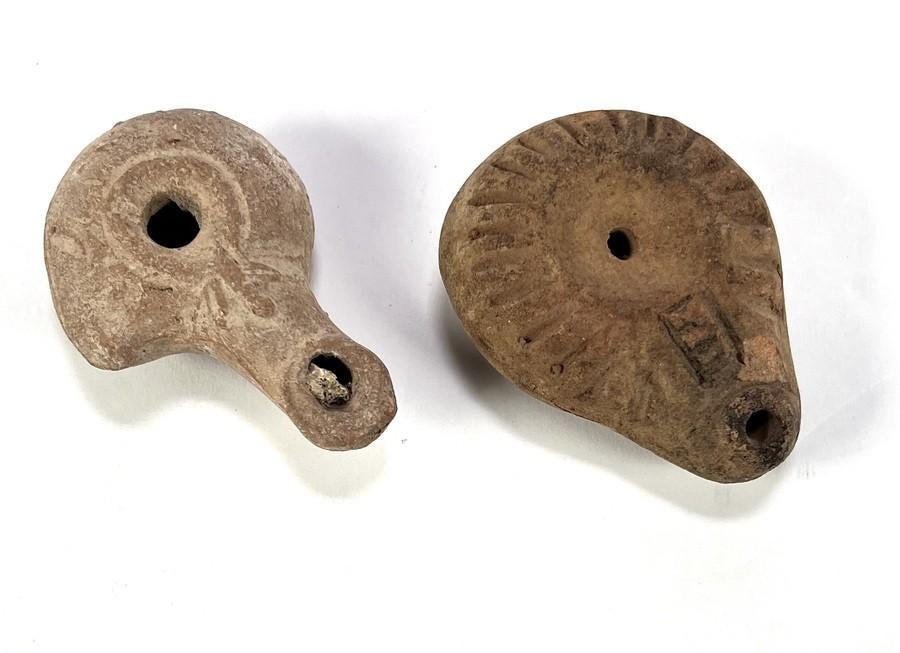 1218. Romeins terracotta olielampen – 2e-4e eeuw n. Chr., Antiek en Kunst, Ophalen of Verzenden