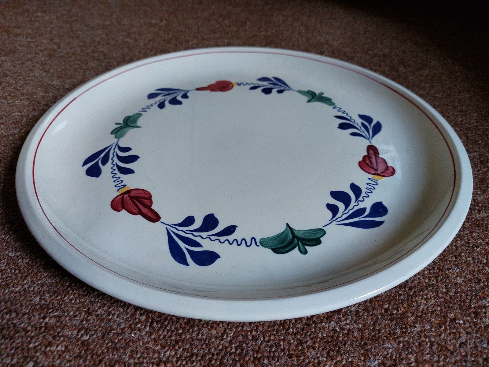 Boerenbont gebakschaal. Nieuw., Landelijk/Boerenbont, Nieuw, Ophalen of Verzenden, Schaal of Schalen