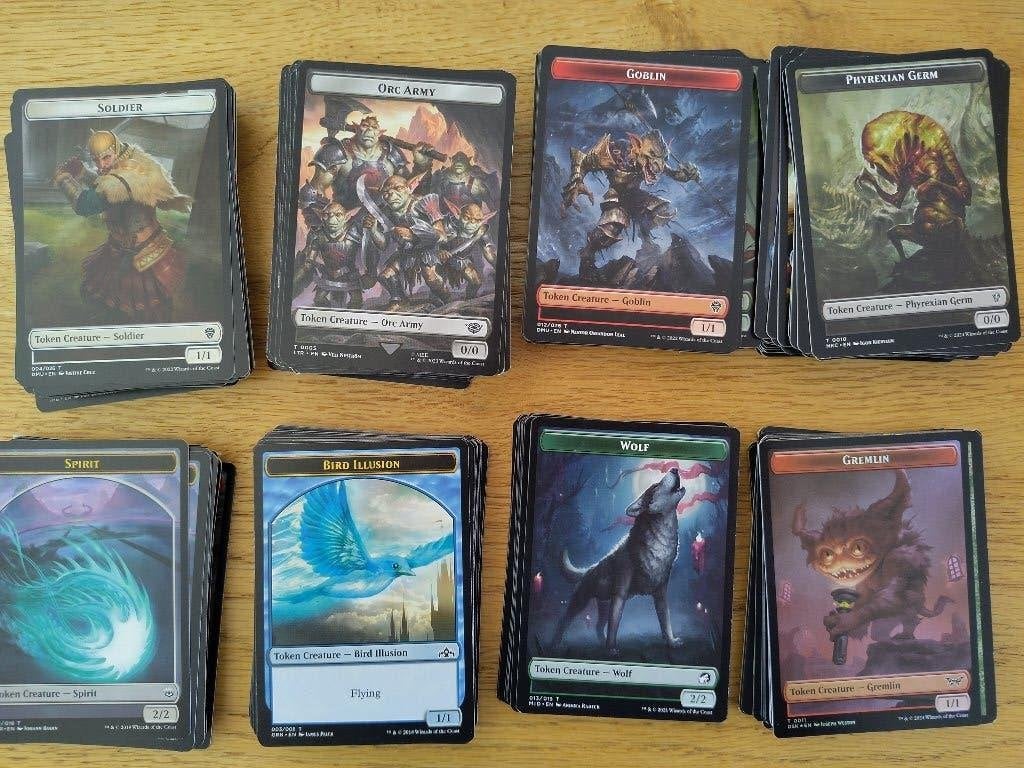 Bulk tokens 100 stuks, Ophalen of Verzenden, Zo goed als nieuw, Meerdere kaarten