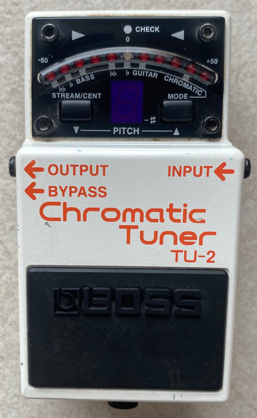 Boss TU-2 Chromatic Tuner, Muziek en Instrumenten, Effecten, Ophalen of Verzenden, Zo goed als nieuw