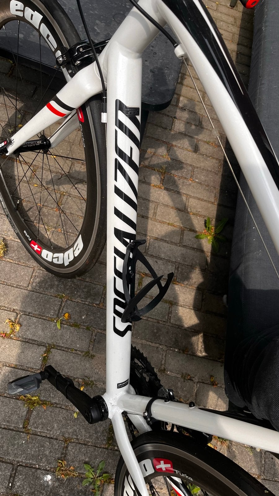 Specialized racefiets - Wit met rode accenten, Overige merken, 28 inch, Aluminium, Ophalen of Verzenden