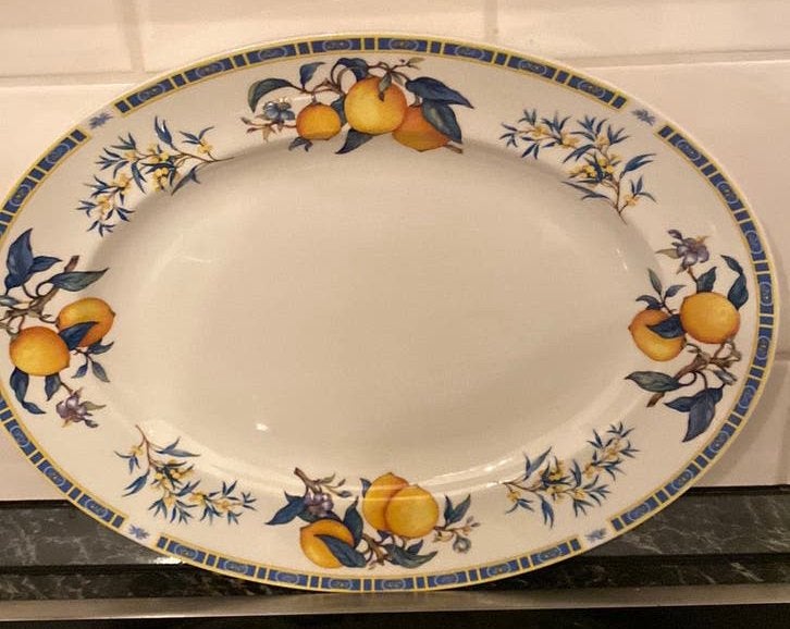 Wedgwood CITRONS XL SERVEER SCHAAL porselein  nieuw 🔹🔹🔹, Ophalen, Nieuw, Schaal of Schalen, Wedgwood