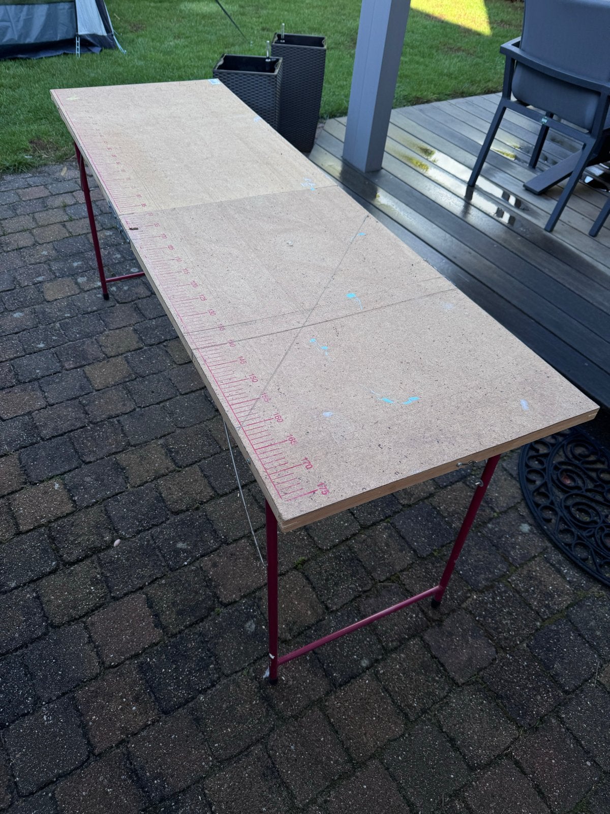 Handige behangtafel - opvouwbaar en draagbaar, Doe-het-zelf en Verbouw, Ophalen, Gebruikt, Overige typen