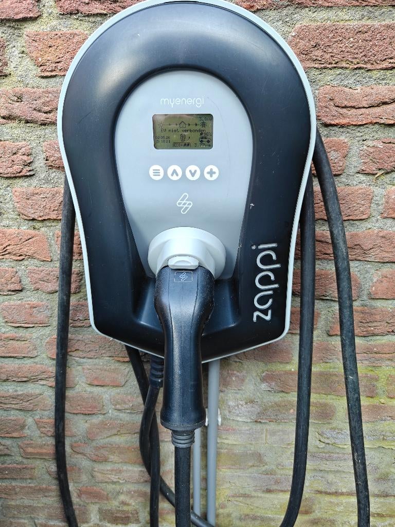Laadpaal Zappi V2 3 fasen 22 kW met vaste kabel !, Ophalen of Verzenden, Gebruikt, Laadpaal