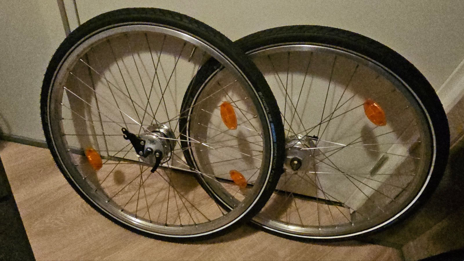 Sturmey Archer voor en achterwiel ongebruikt, Wiel, Ophalen of Verzenden, Aluminium, Sturmey Archer