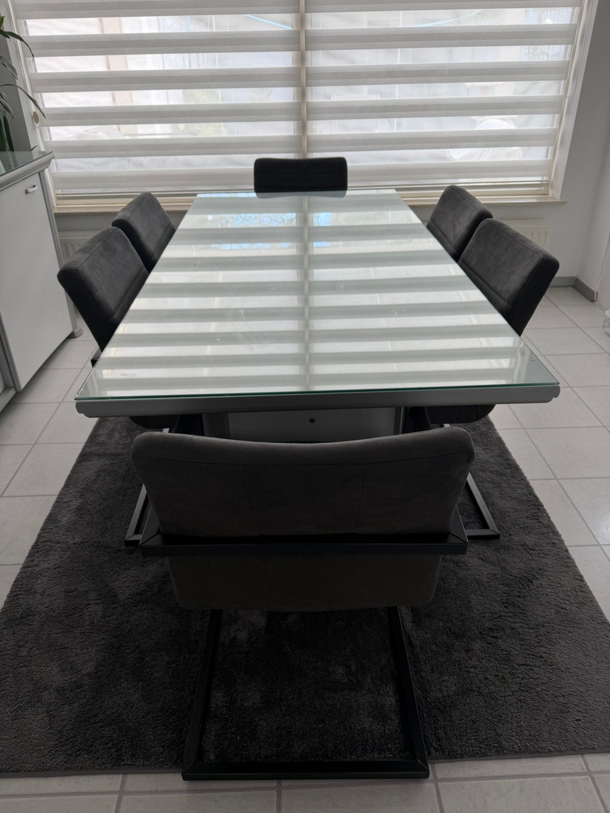 Salon tafel en eettafel, Tuin en Terras, Tuinsets en Loungesets, Ophalen, Zo goed als nieuw