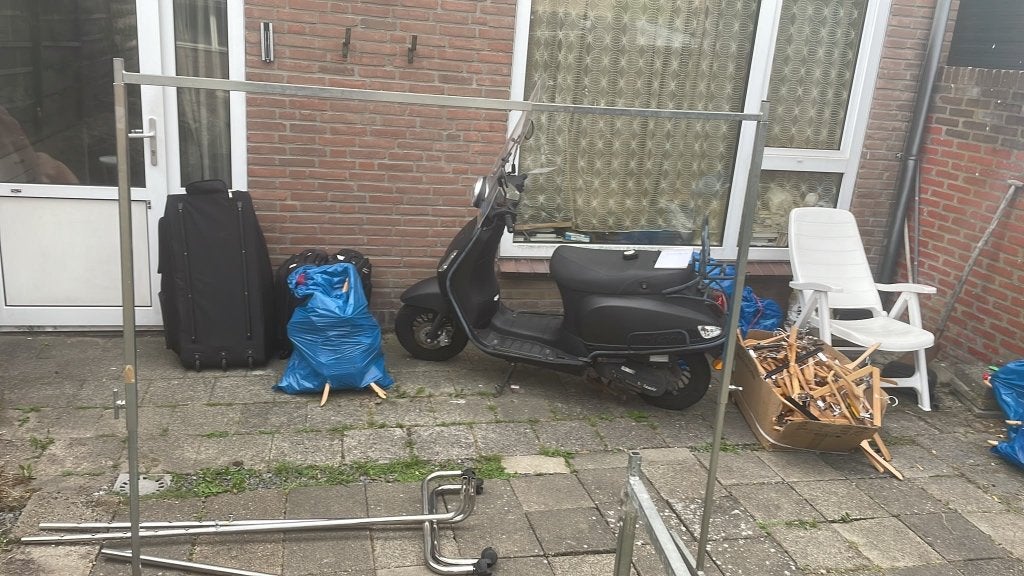 Stevig IJzeren Kledingrek – 160x175 cm – Zonder Wielen, Ophalen of Verzenden, Gebruikt