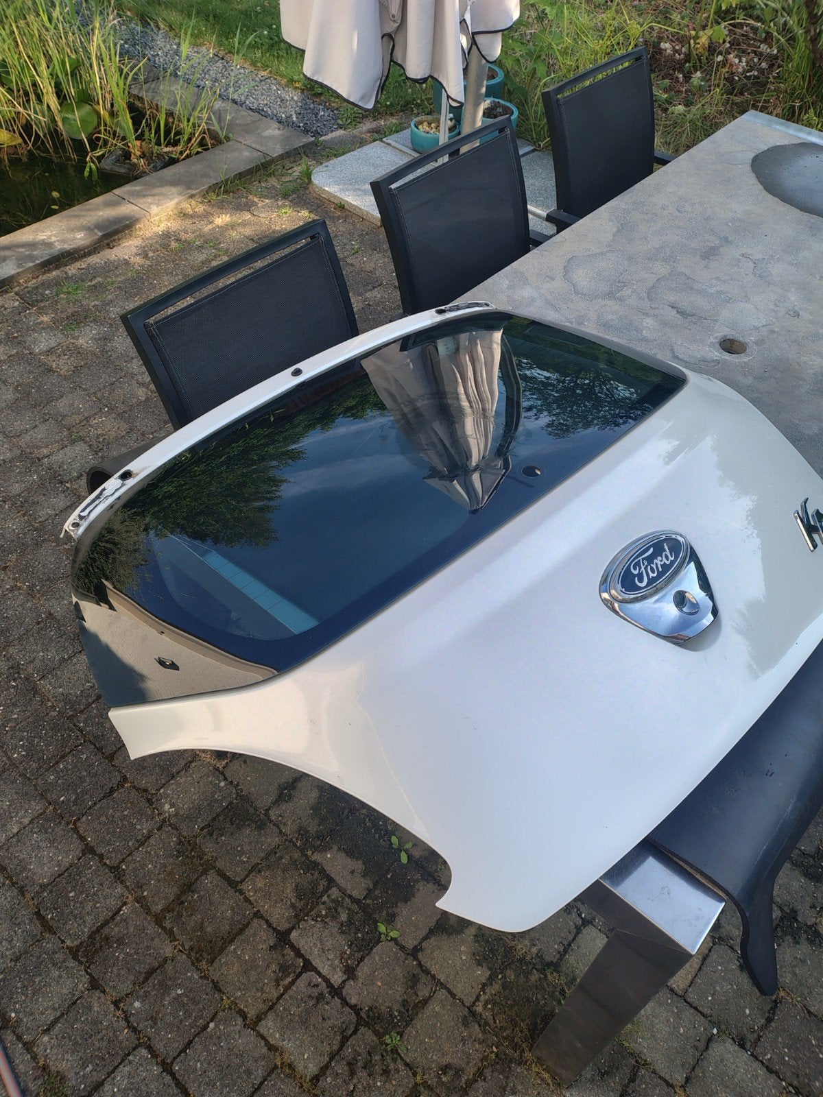 Achterklep Ford Ka (2008-2016) Wit, Ophalen, Gebruikt, Achterklep, Ford
