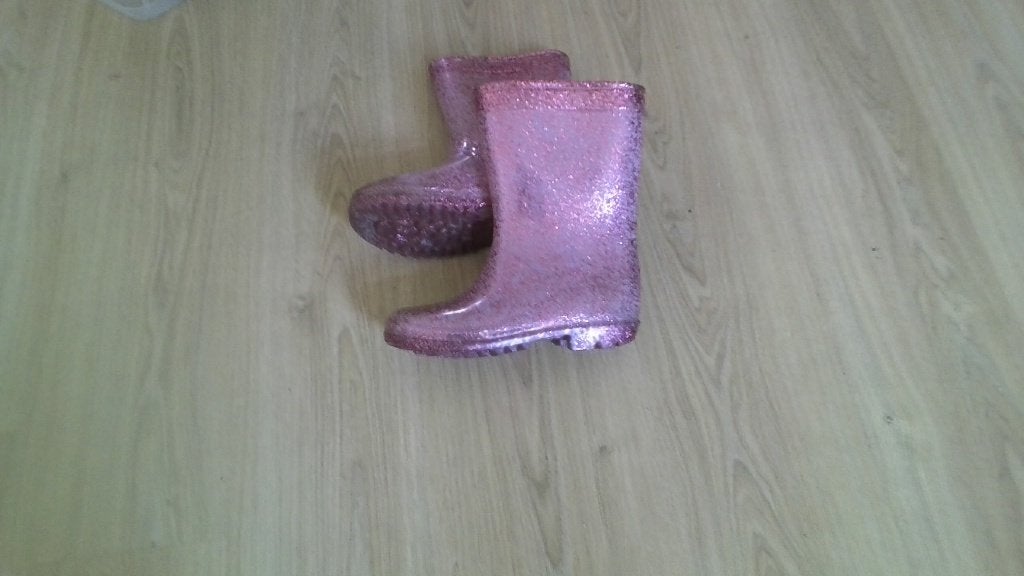 roze glitterlaarsen maat 34, Ophalen, Zo goed als nieuw, Regenlaarzen, Kinderen