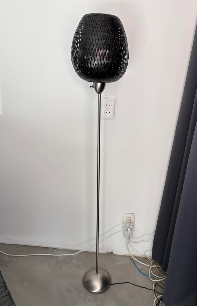Rieten vloerlamp Ikea, Ophalen, Zo goed als nieuw, 150 tot 200 cm