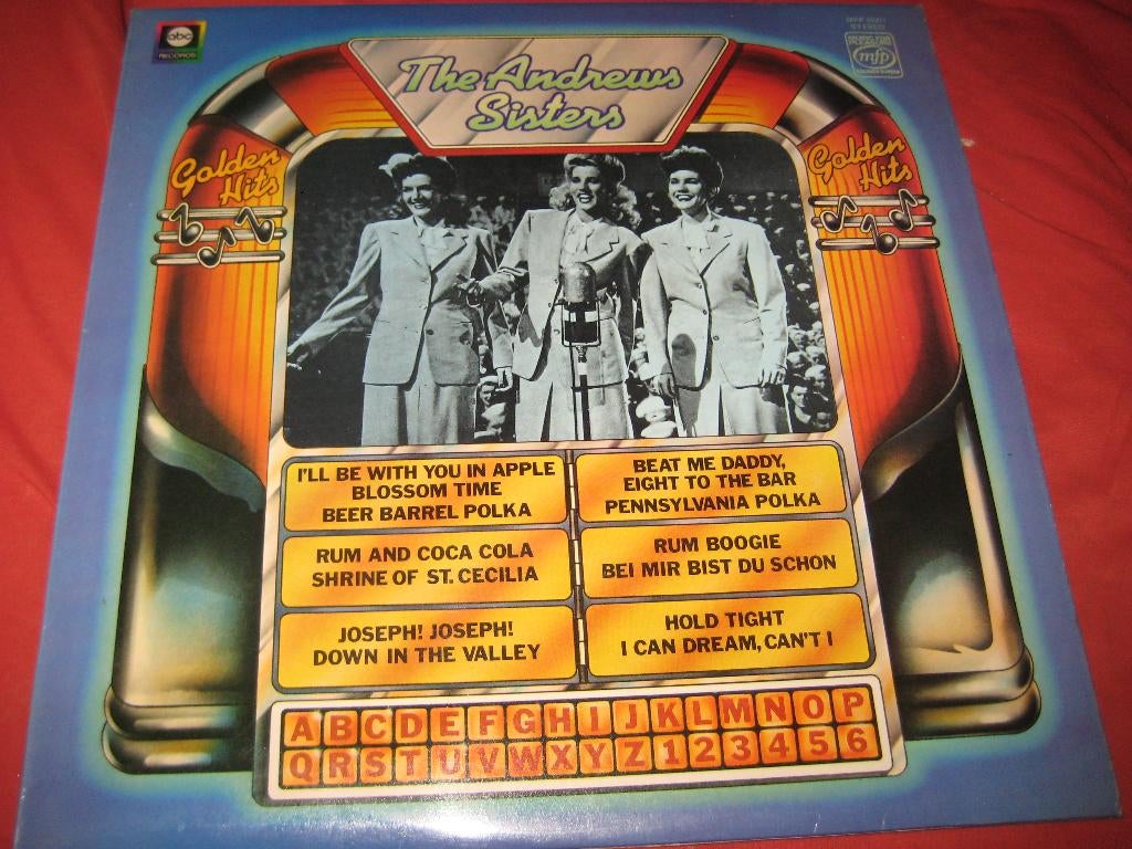 LP, The Andrew Sisters: Golden Hits, Ophalen of Verzenden, Zo goed als nieuw, 12 inch