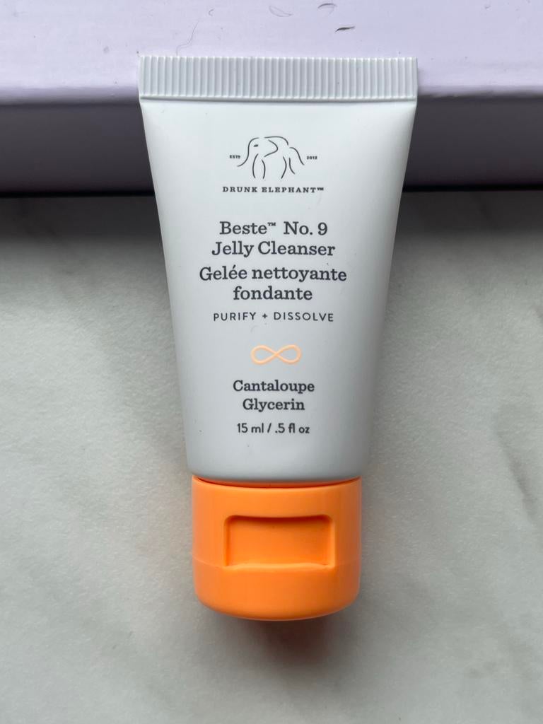 Drunk Elephant Beste No. 9 Jelly Cleanser (15 ml), Ophalen of Verzenden, Nieuw, Gehele gezicht, Reiniging